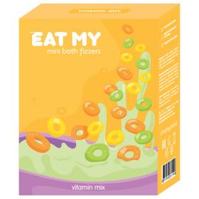 Eat My Мини-бомбочки для ванны Витаминный микс, 180 г. фото