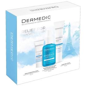 Dermedic Набор сыворотка 30 мл  крем для контура глаз 15 мл  глубоко увлажняющий дневной крем SPF 15, 2,5 мл. фото