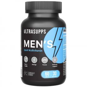 Ultrasupps Витаминно-минеральный комплекс для мужчин Mens Sport Multivitamin, 60 каплет. фото