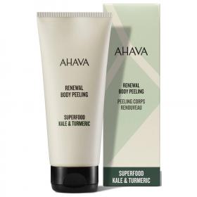 Ahava Восстанавливающий пилинг для тела браунколь и куркума Renewal Body Peeling Kale  Turmeric, 200 мл. фото