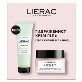 Lierac Подарочный набор крем-гель для лица, придающий сияние 50 мл  отшелушивающая маска 75 мл. фото