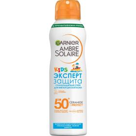 Garnier Солнцезащитный водостойкий сухой спрей для детей Эксперт защита SPF50 антипесок, 150 мл. фото