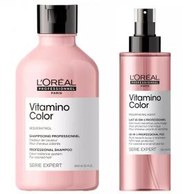 Loreal Professionnel Набор Для окрашенных волос, 2 средства. фото