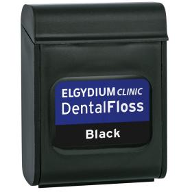 Elgydium Вощеная зубная нить DentalFloss черная, 50 м. фото