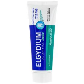 Elgydium Зубная паста-гель с ароматом мяты для взрослых и детей 7, 50 мл. фото