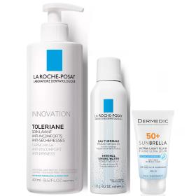 Beauty сеты Набор для сухой и нормальной кожи Очищение и защита от солнца SPF50. фото