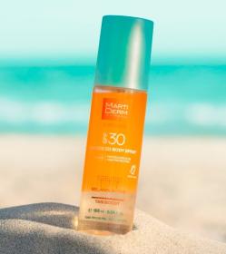 Martiderm Солнцезащитный двухфазный спрей для тела Bronze SPF30, 155 мл. фото