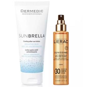 Beauty сеты Набор Идеальная солнцезащита молочко для тела SPF30 150 мл  бальзам после загара 200 г. фото