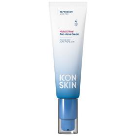 Icon Skin Увлажняющий крем для кожи, склонной к акне Moist  Heal, 50 мл. фото