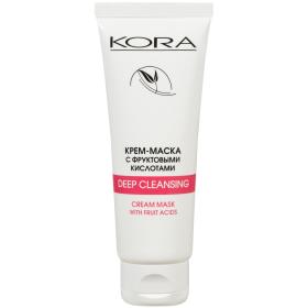 Кора Отшелушивающая крем-маска с фруктовыми кислотами, 75 мл. фото
