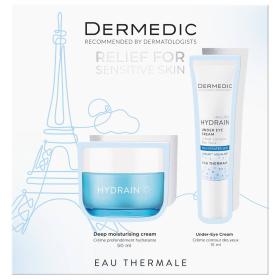 Dermedic Набор для интенсивного увлажнения дневной крем SPF15 50 мл  крем для век 15 мл. фото