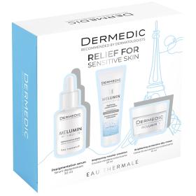 Dermedic Набор против пигментации сыворотка 30 мл  эмульсия 25 мл  крем 15 мл. фото