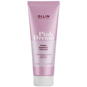 Ollin Professional Тонирующий розовый шампунь для волос, 250 мл. фото