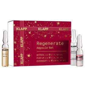 Klapp Набор для лица Regenerate Ampoule Set 3 ампулы с концентратами Retinol, Overnight и Push-Up. фото