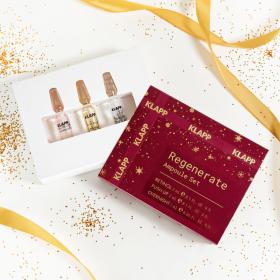 Klapp Набор для лица Regenerate Ampoule Set 3 ампулы с концентратами Retinol, Overnight и Push-Up. фото