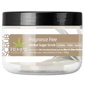 Hempz Скраб сахарный для тела Fragrance Free, 176 г. фото