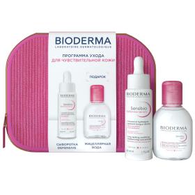 Bioderma Набор для чувствительной кожи сыворотка 30 мл мицеллярная вода 100 мл. фото