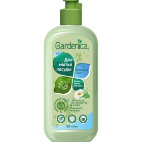 Gardenica Гель для мытья посуды Садовая ромашка и алоэ, 500 мл. фото