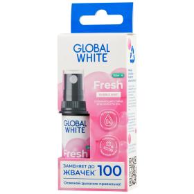 Global White Освежающий спрей для полости рта Bubble Mint, 15 мл. фото