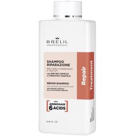 Brelil Professional Восстанавливающий шампунь для поврежденных волос Repair Treatment, 250 мл. фото