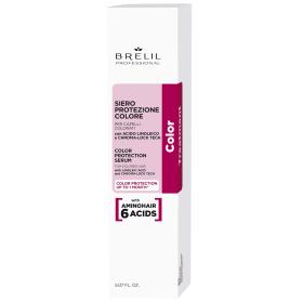 Brelil Professional Несмываемая сыворотка  для защиты цвета окрашенных волос Color Treatment, 150 мл. фото