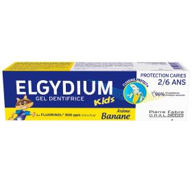 Elgydium Детская зубная паста-гель для защиты от кариеса со вкусом банана 2-6 лет, 50 мл. фото