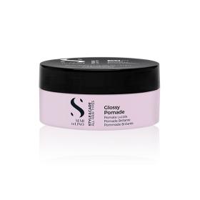 Alfaparf Milano Помада для блеска и сильной фиксации волос Glossy Pomade, 90 мл. фото