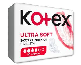 Kotex Прокладки Ultra Soft Normal, 10 шт. фото