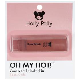 Holly Polly Оттеночный бальзам для губ Oh My Hot Rose Nude нюдово-розовый, 4,9 г. фото