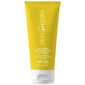 SkinpHoria Солнцезащитный омолаживающий крем для лица SPF50 Anti-aging Sun Protection Face Cream, 50 мл. фото