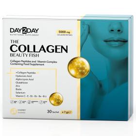 Day2Day Комплекс Collagen Beauty Fish 5000 мг со вкусом вишни, 30 саше. фото