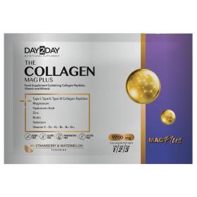 Day2Day Комплекс Collagen Mag Plus 1000 мг со вкусом клубники и арбуза, 30 саше. фото