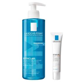 La Roche-Posay Набор очищающий гель 400 мл  корректирующий крем-гель 40 мл. фото