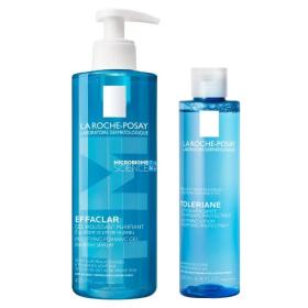 La Roche-Posay Набор очищающий гель 400 мл  тоник 200 мл. фото