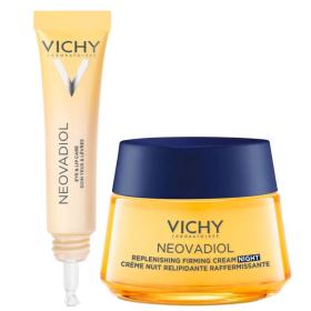 Vichy Набор для периода менопаузы крем для век 15 мл  ночной крем 50 мл. фото