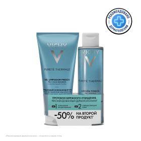 Vichy Набор для бережного очищения чувствительной кожи гель 200 мл  тоник 200 мл. фото