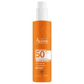 Avene Невидимый солнцезащитный спрей для чувствительной кожи SРF50, 200 мл. фото
