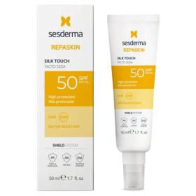 Sesderma Дневной солнцезащитный крем с нежностью шелка для лица Silk Touch SPF50, 50 мл. фото