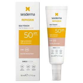 Sesderma Дневной солнцезащитный крем с нежностью шелка и тонирующим эффектом для лица Silk Touch Colour SPF50, 50 мл. фото
