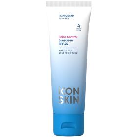 Icon Skin Солнцезащитный крем для комбинированной и жирной проблемной кожи Shine Control SPF45, 50 мл. фото
