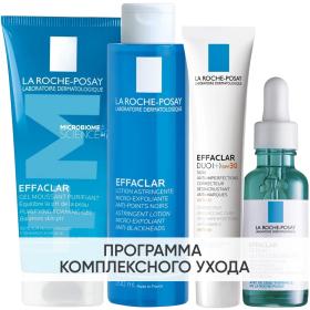 La Roche-Posay Программа ухода Effaclar гель 200 мл  лосьон 200 мл  крем-гель SPF30 40 мл  сыворотка 30 мл. фото