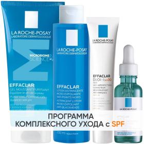 La Roche-Posay Программа ухода Effaclar гель 200 мл  лосьон 200 мл  крем-гель SPF30 40 мл  сыворотка 30 мл. фото