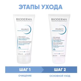 Bioderma Программа Atoderm очищение и основной уход гель Intensive 200 мл  бальзам Intensive 200 мл. фото