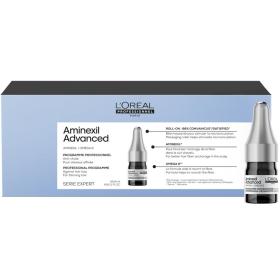 Loreal Professionnel Программа Aminexil Advanced от выпадения волос, 42 ампулы х 6 мл. фото