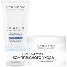 Dermedic Программа Cicatopy очищение и основной уход гель для душа 200 мл  крем для тела 225 мл. фото