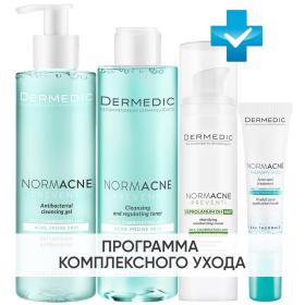 Dermedic Программа Normacne комплексный уход гель 200 мл  тоник 200 мл  крем 40 мл  точечный гель 15 мл. фото