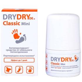 Dry Dry Антиперспирант длительного действия от обильного потоотделения Classic Mini, 20 мл. фото