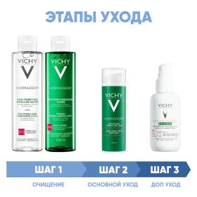 Vichy Программа Normaderm комплексный уход мицеллярный лосьон 200 мл  лосьон для сужения пор 200 мл  крем  50 мл  флюид SPF50 40 мл. фото
