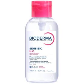 Bioderma Мицеллярная вода для чувствительной кожи H20 с помпой, 500 мл. фото