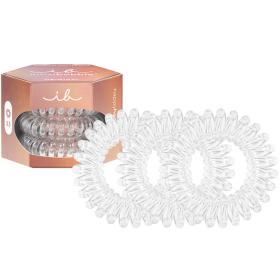 Invisibobble Резинка-браслет для всех типов волос Premium Crystal Clear, 3 шт. фото